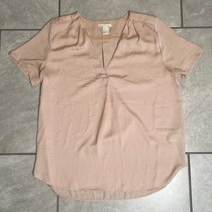 H&M V-neck silky blouse